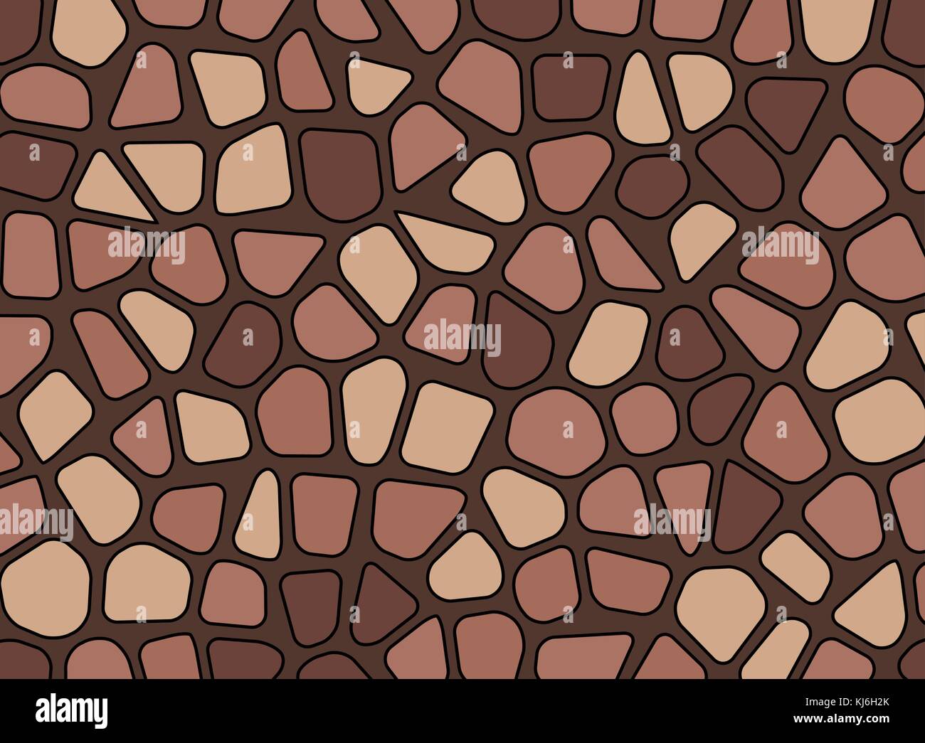 Pebble stone mosaic vector fond papier peint texture Illustration de Vecteur