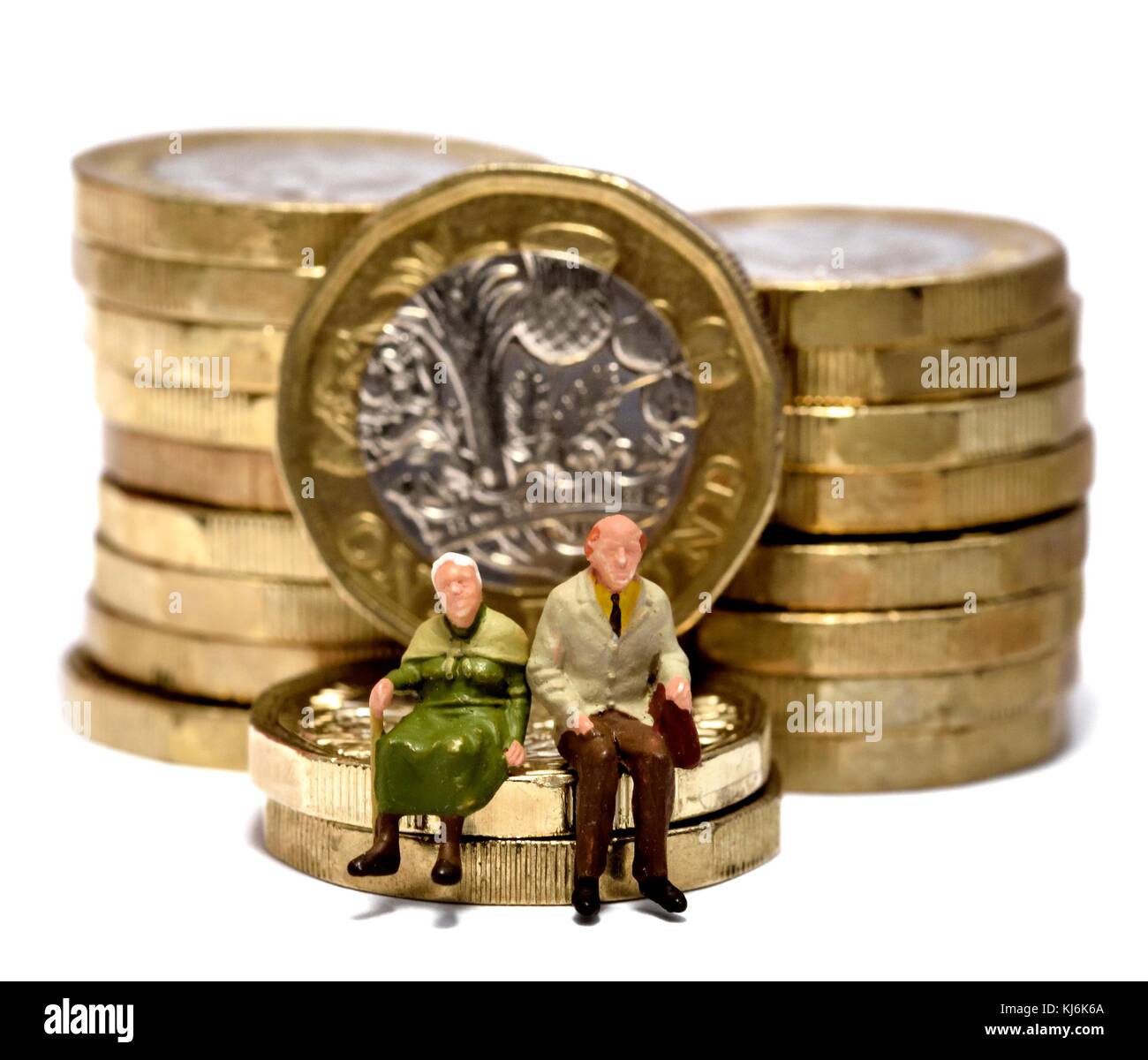 Concept de pension Banque D'Images