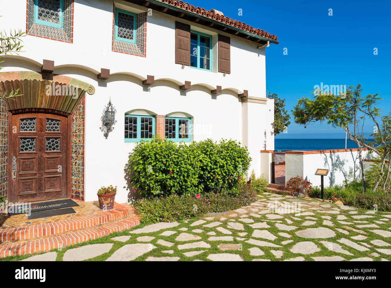 Adamson House Museum à Malibu, Californie, USA Banque D'Images