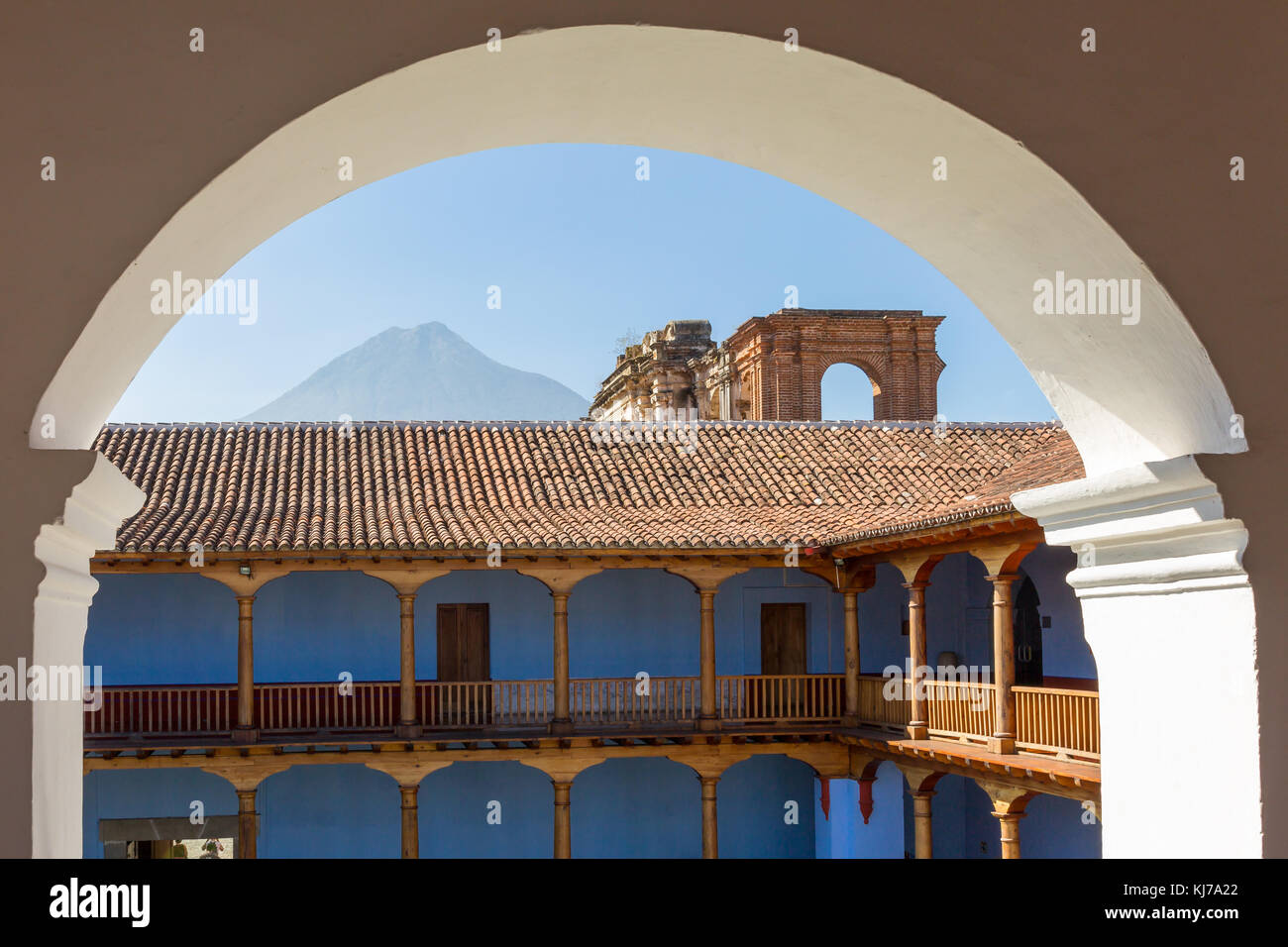 Couvent de la compagnie de Jésus | Antigua | Guatemala Banque D'Images