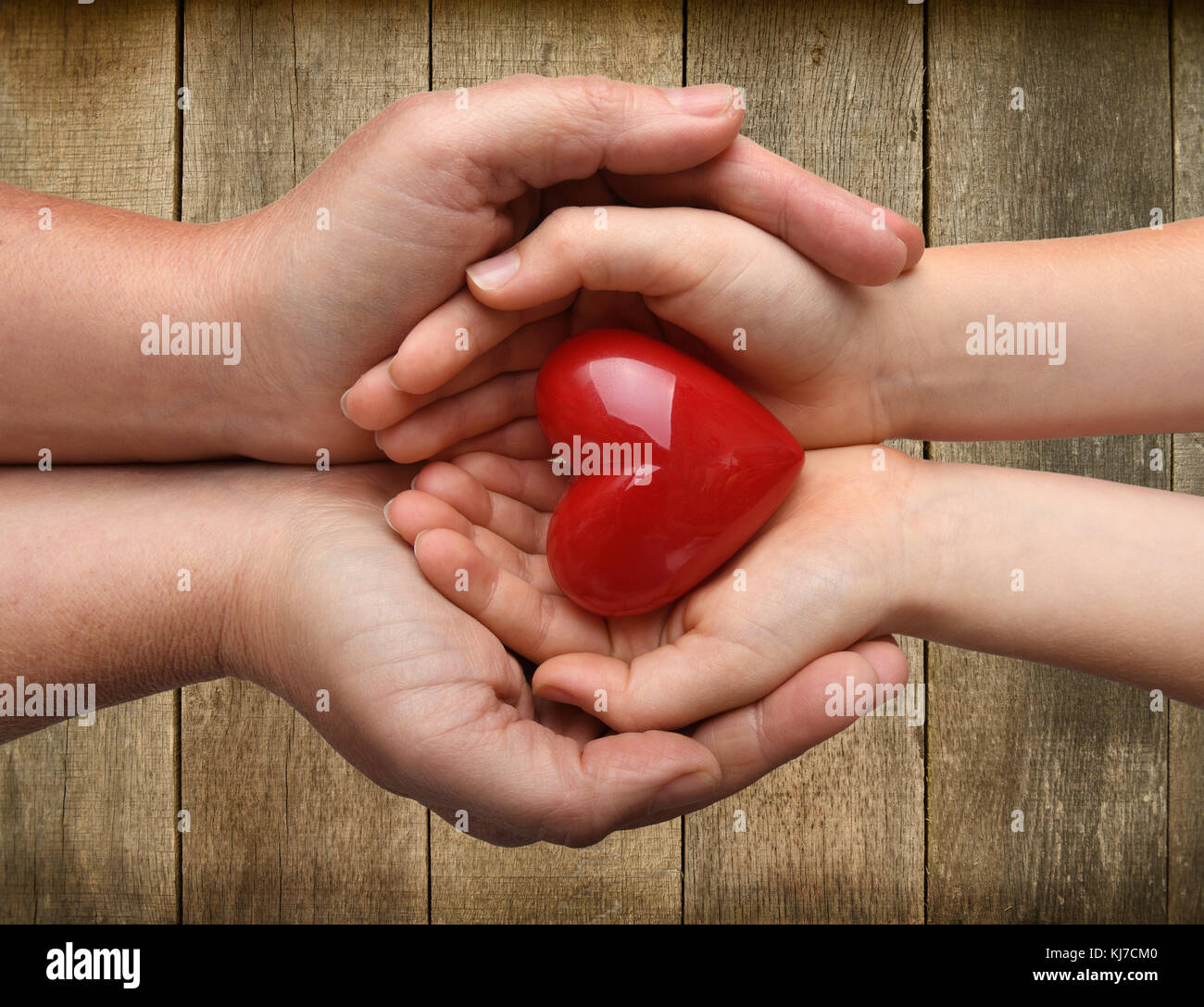 Concept Je vous aime l'enfant et le parent Banque D'Images