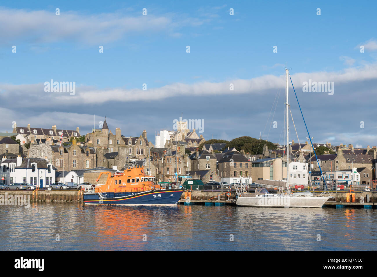 Ville de Lerwick, îles Shetland, Écosse, Royaume-Uni Banque D'Images
