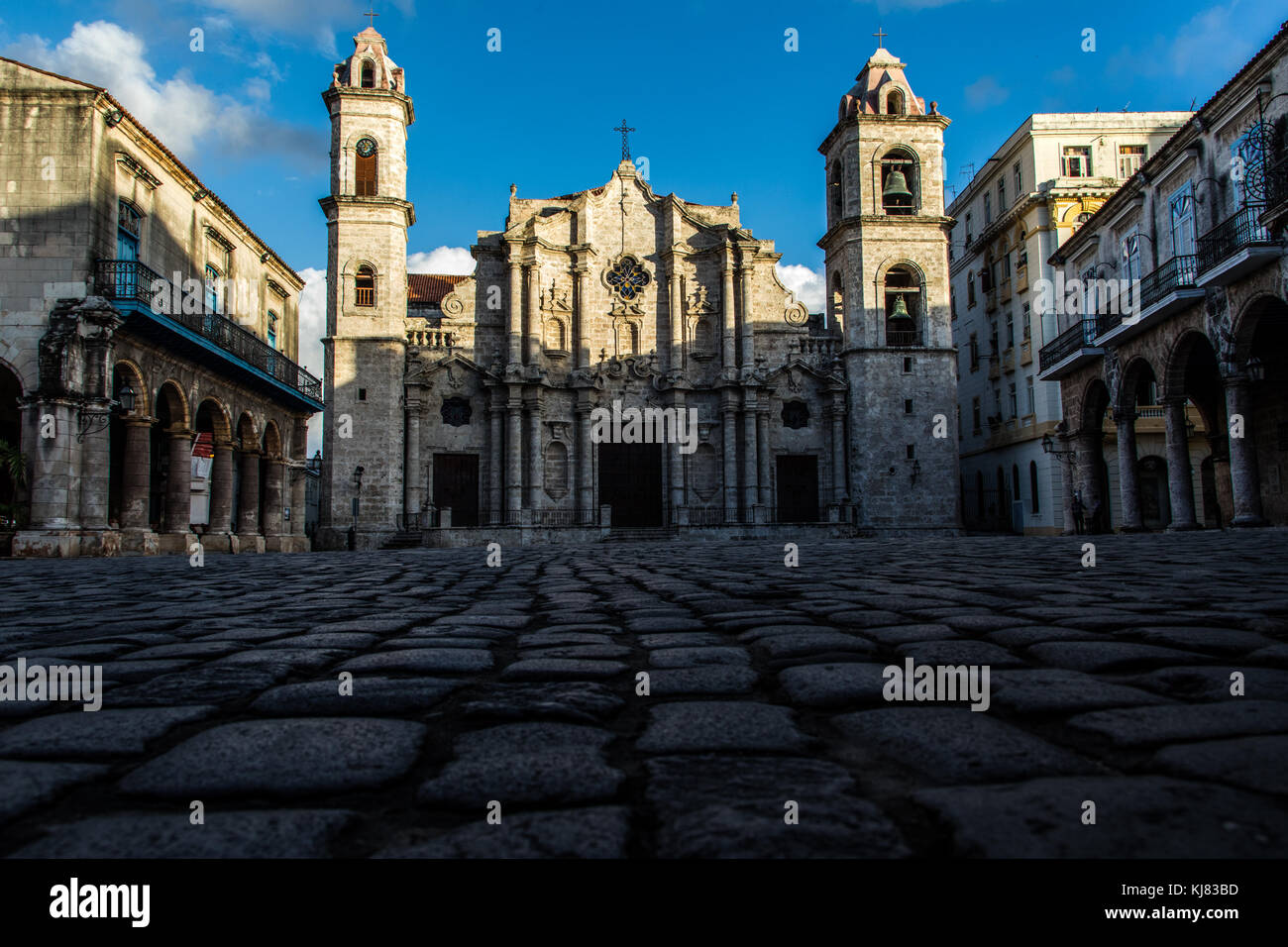 La Cathédrale de La Havane ou de la Catedral de la Virgen María de la Inmaculada Concepción de La Habana, La Havane, Cuba Banque D'Images
