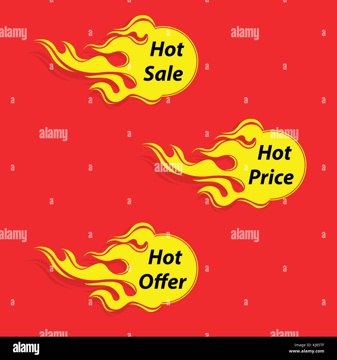 Hot Sale banner.Sex : banner.Offre banner.Vector illustration. Illustration de Vecteur