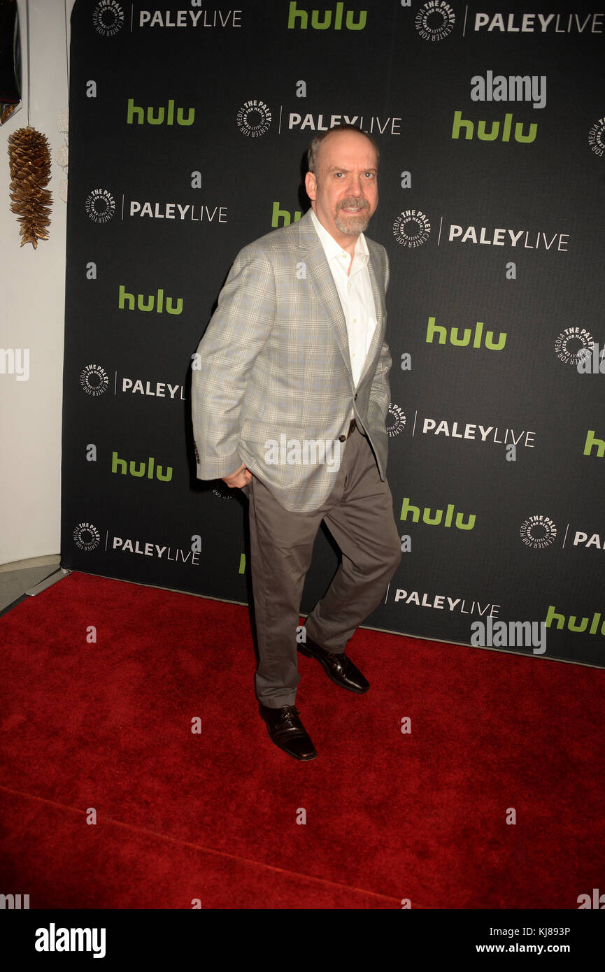 New York, NY - 05 décembre : Paul Giamatti assiste au paley live : avant-goût de la saison deux milliards, plus de discussion à Paley Center for Media, le 5 décembre 2016 à new york. Personnes : Paul Giamatti Banque D'Images