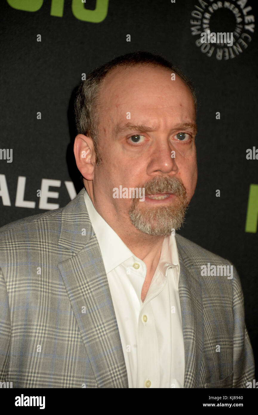 NEW YORK, NY - 05 DÉCEMBRE : Paul Giamatti assiste au Paley Live : Sneak Peek à Billions Season Two, plus discussion au Paley Center for Media le 5 décembre 2016 à New York. Les gens : Paul Giamatti Banque D'Images