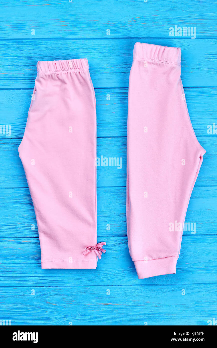 Pantalon large fille en fibre recyclées rayé rose pâle et blanc - candy pink | Tape à l'oeil