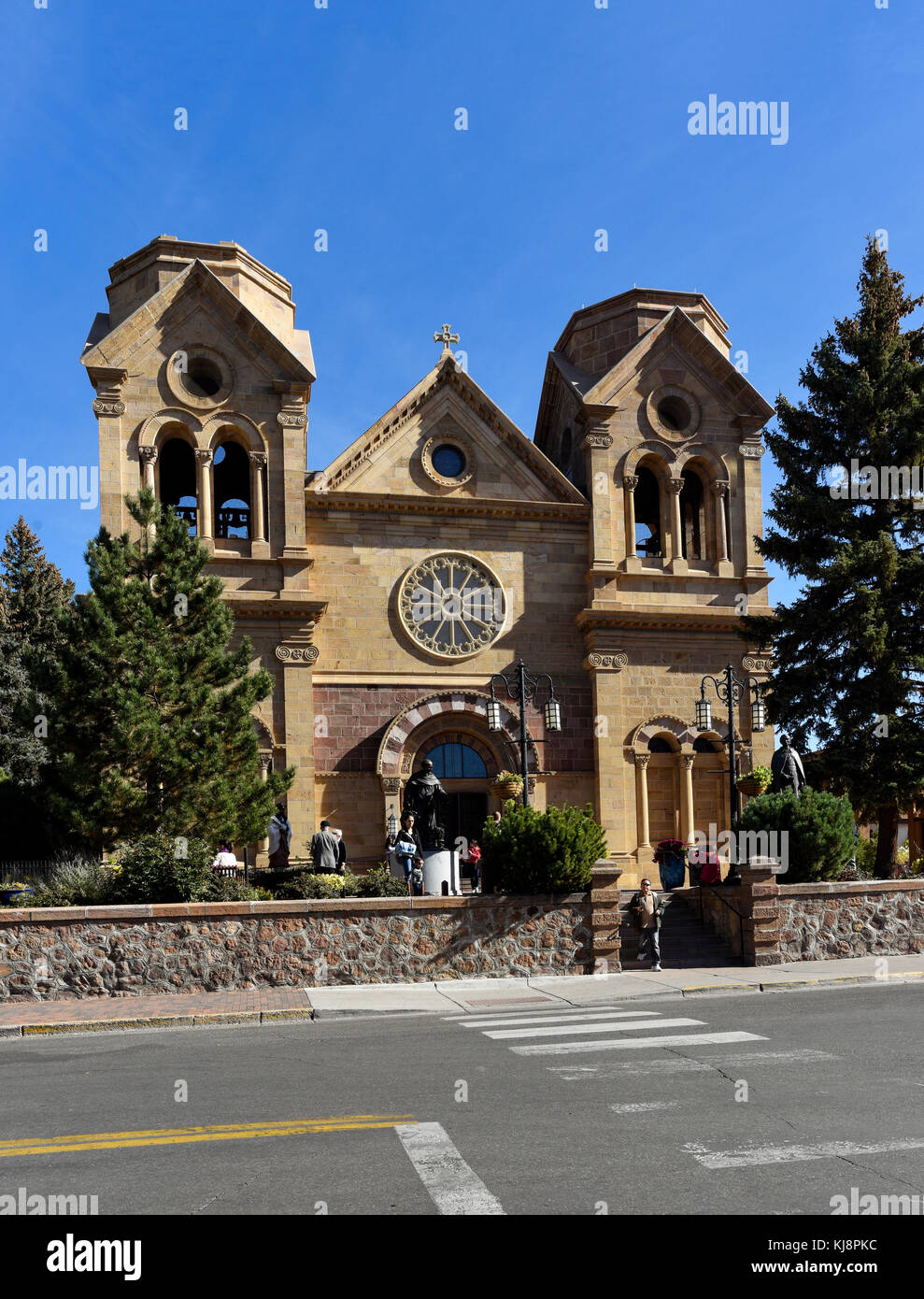 La Basilique Cathédrale de Saint François d'assise Banque D'Images