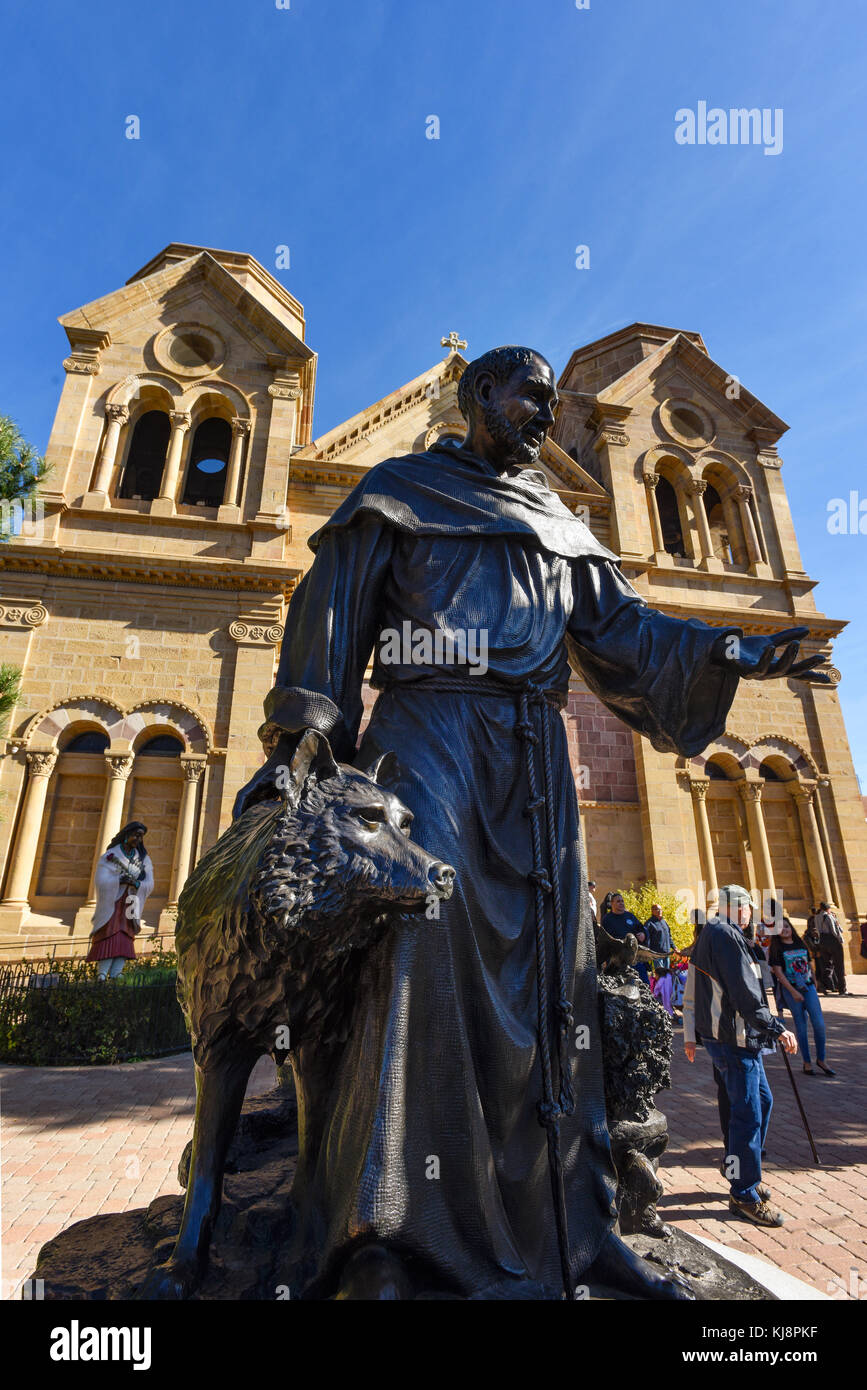 La Basilique Cathédrale de Saint François d'assise Banque D'Images