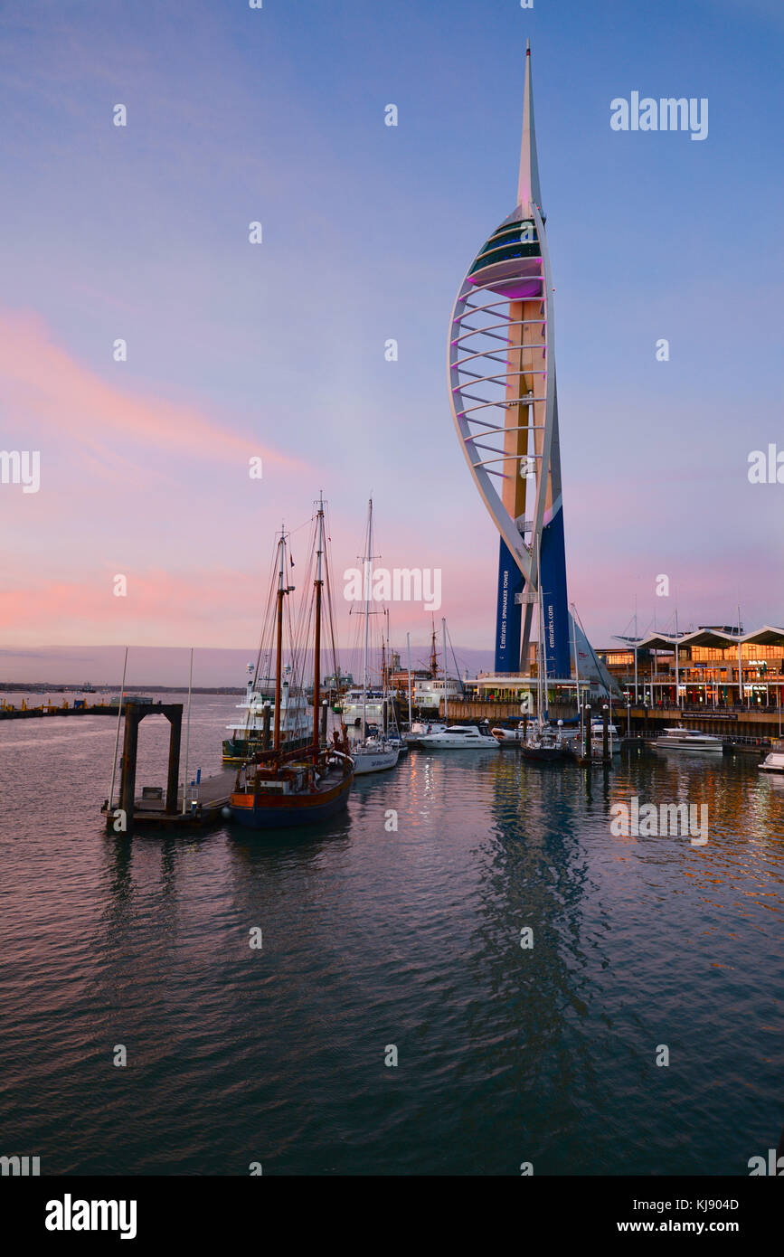 L'Unis Tour Spinnaker de Portsmouth Banque D'Images