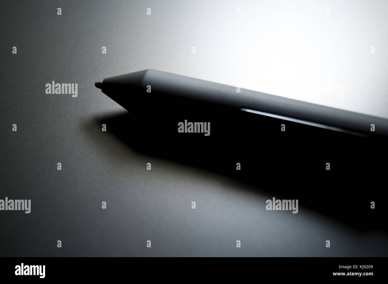 Tablette graphique avec stylet Banque D'Images