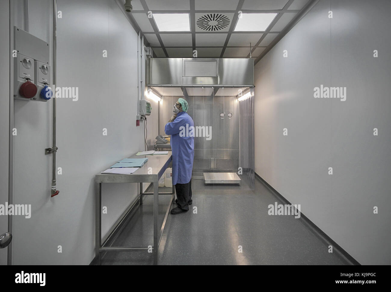 Un technicien de laboratoire Banque D'Images