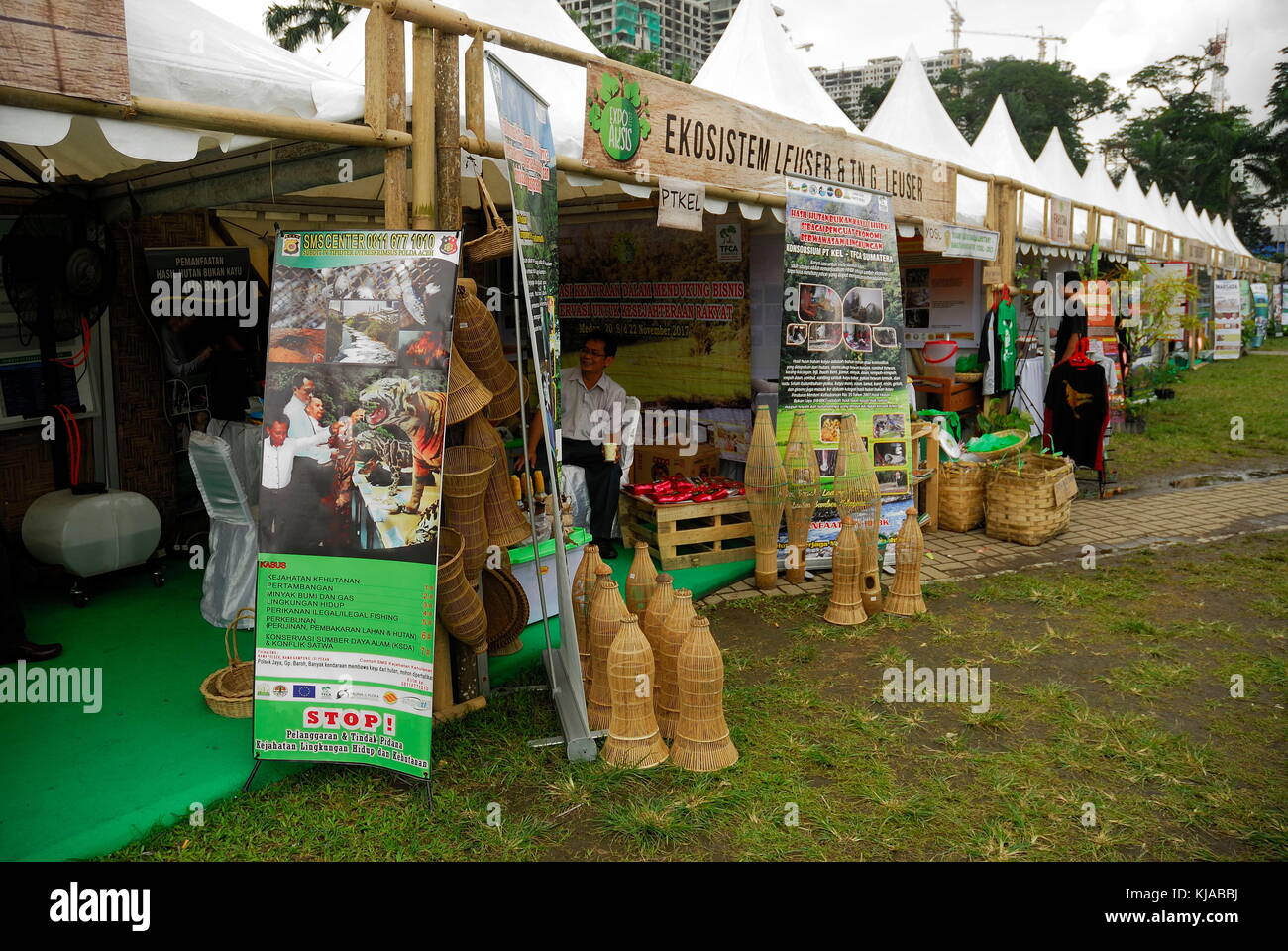 La fondation biodiversité kehati (Indonésie) a organisé une exposition " expo la conservation des forêts tropicales de Sumatra (action aksis version hypertexte crée en 2017). Cet événement a eu lieu par la forêt tropicale pour action conservaton sumatera (tfca-sumatera programme) où toute la série d'activités implique des campagnes visant à améliorer la durabilité de la forêt et de la biodiversité, à travers cette exposition tfca campagne pour tous les éléments de la société de continuer à préserver les forêts tropicales, cet événement comprend également des talk shows, cliniques d'entraînement, des expositions de photos, de l'environnement concours photo, concours, café et aussi diverses activités fo Banque D'Images