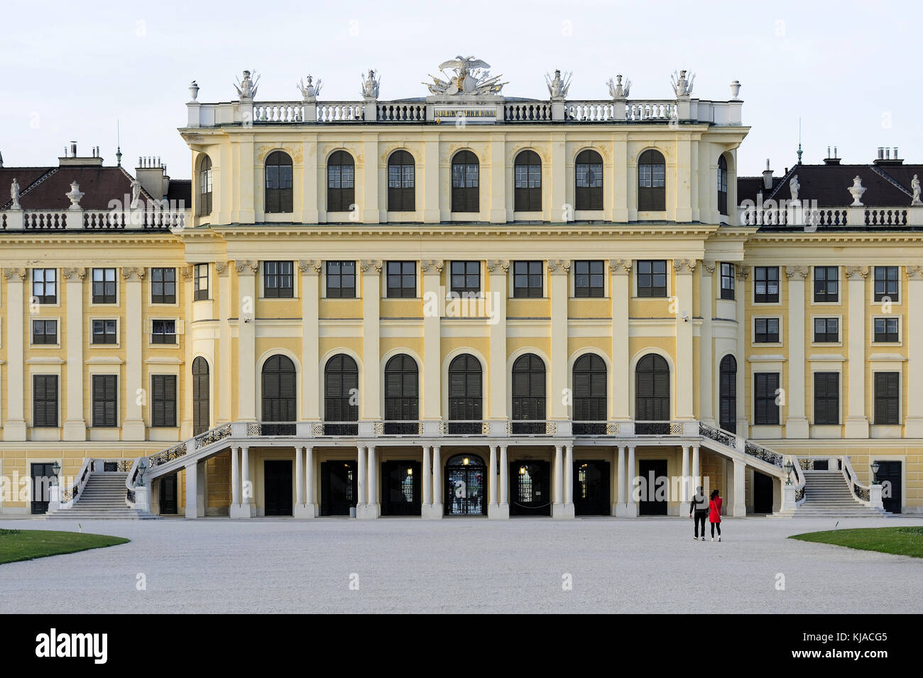 Château De Schönbrunn, Vienne, Autriche, Europe, Autriche. Palais De Schönbrunn À Vienne. C'est une ancienne résidence d'été impériale Rococo de 1 441 pièces, unesco, Banque D'Images