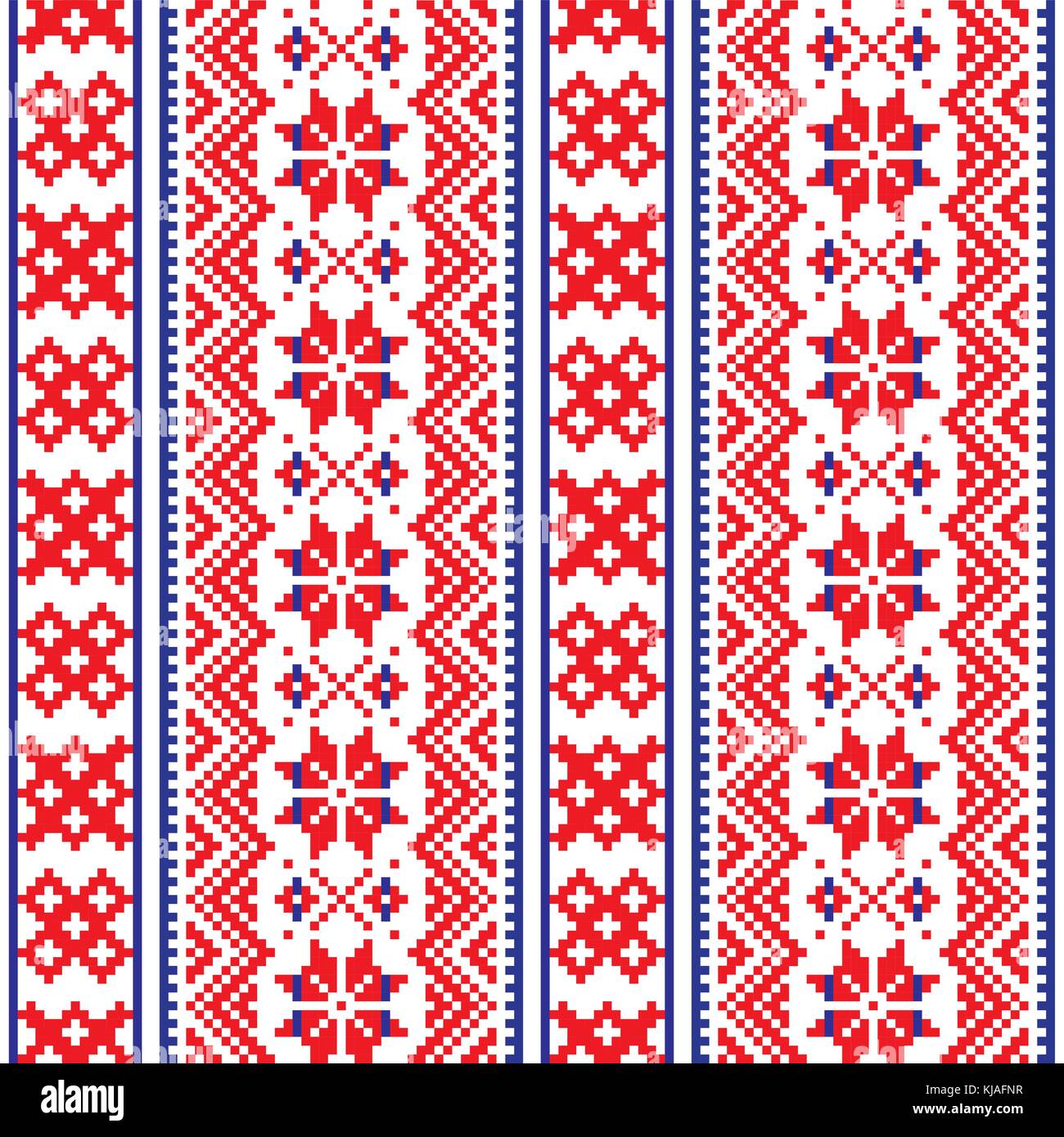 Laponie modèle vectoriel continu, scandinaves folk art design, l'arrière-plan de croix sami Illustration de Vecteur