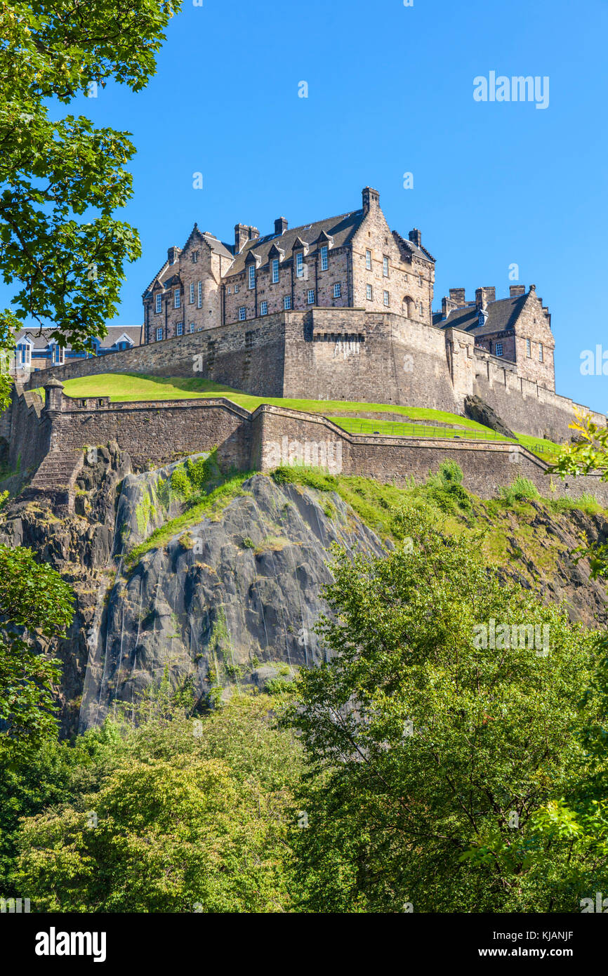 Le Château d'Édimbourg en Écosse édimbourg château château écossais Édimbourg Édimbourg Vieille Ville Midlothian Scotland UK GB EU Europe Banque D'Images