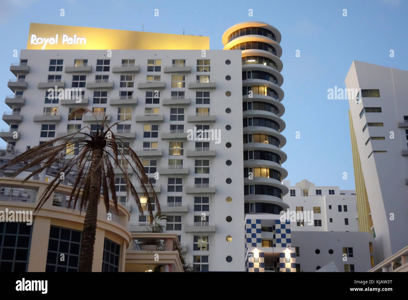 Royal Palm Hotel, Miami, Floride, USA Banque D'Images