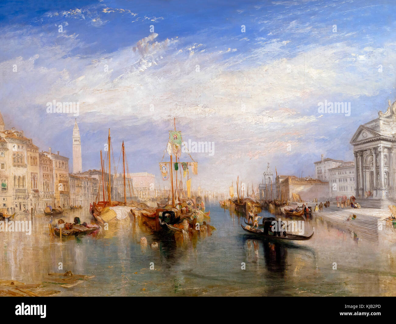 De Venise le porche de la Madonna della Salute, JMW Turner, vers 1835, Metropolitan Museum of Art, Manhattan, New York City, USA, Amérique du Nord Banque D'Images