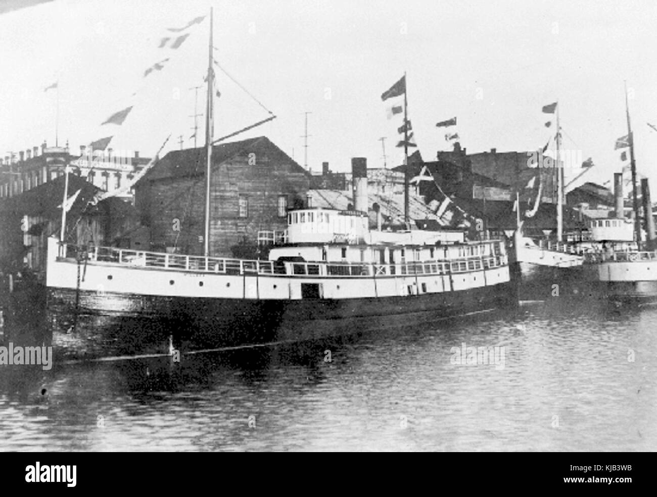 Willapa accosté à Victoria Banque D'Images