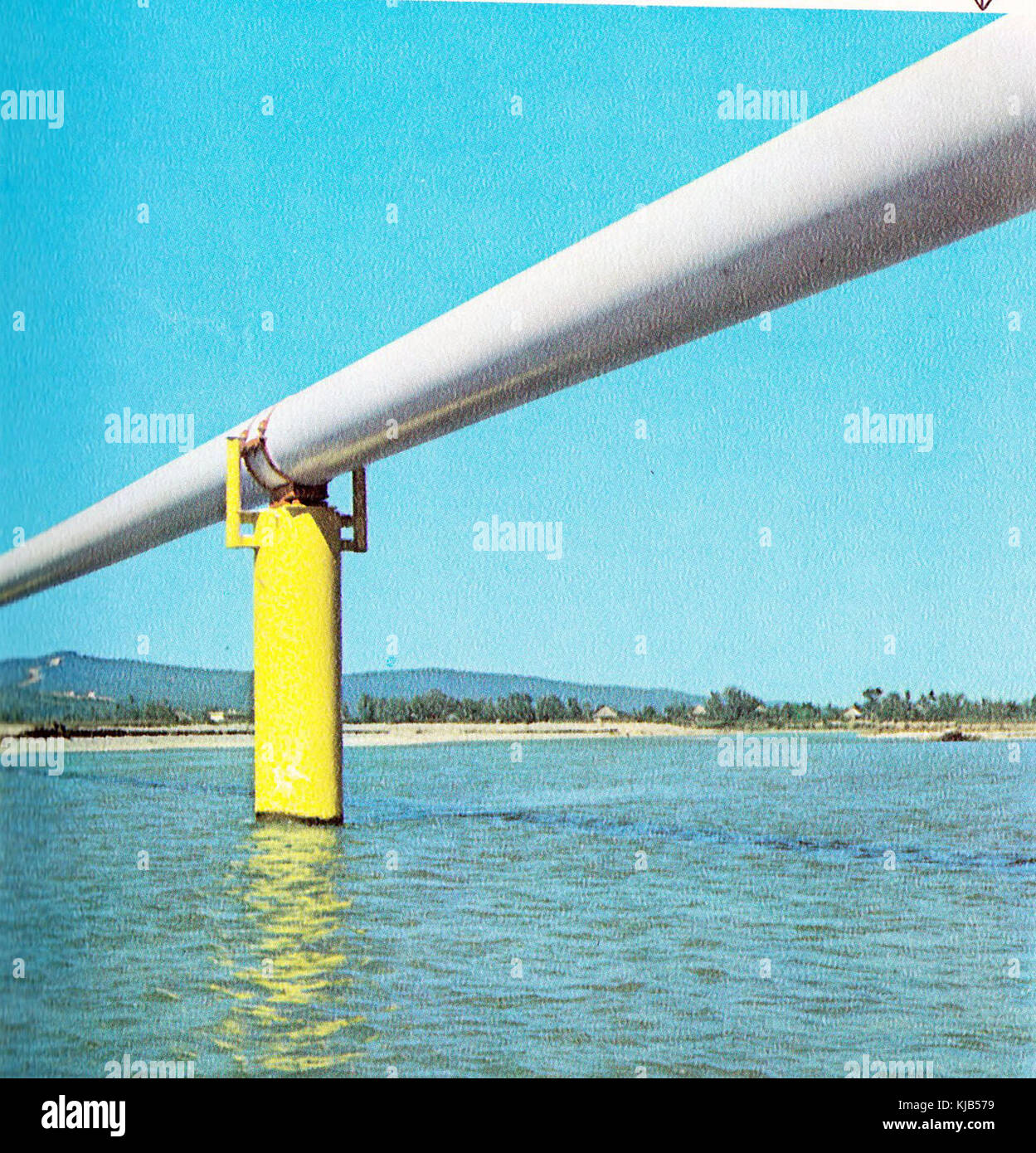 Oilpipline l'Iran du nord Banque D'Images