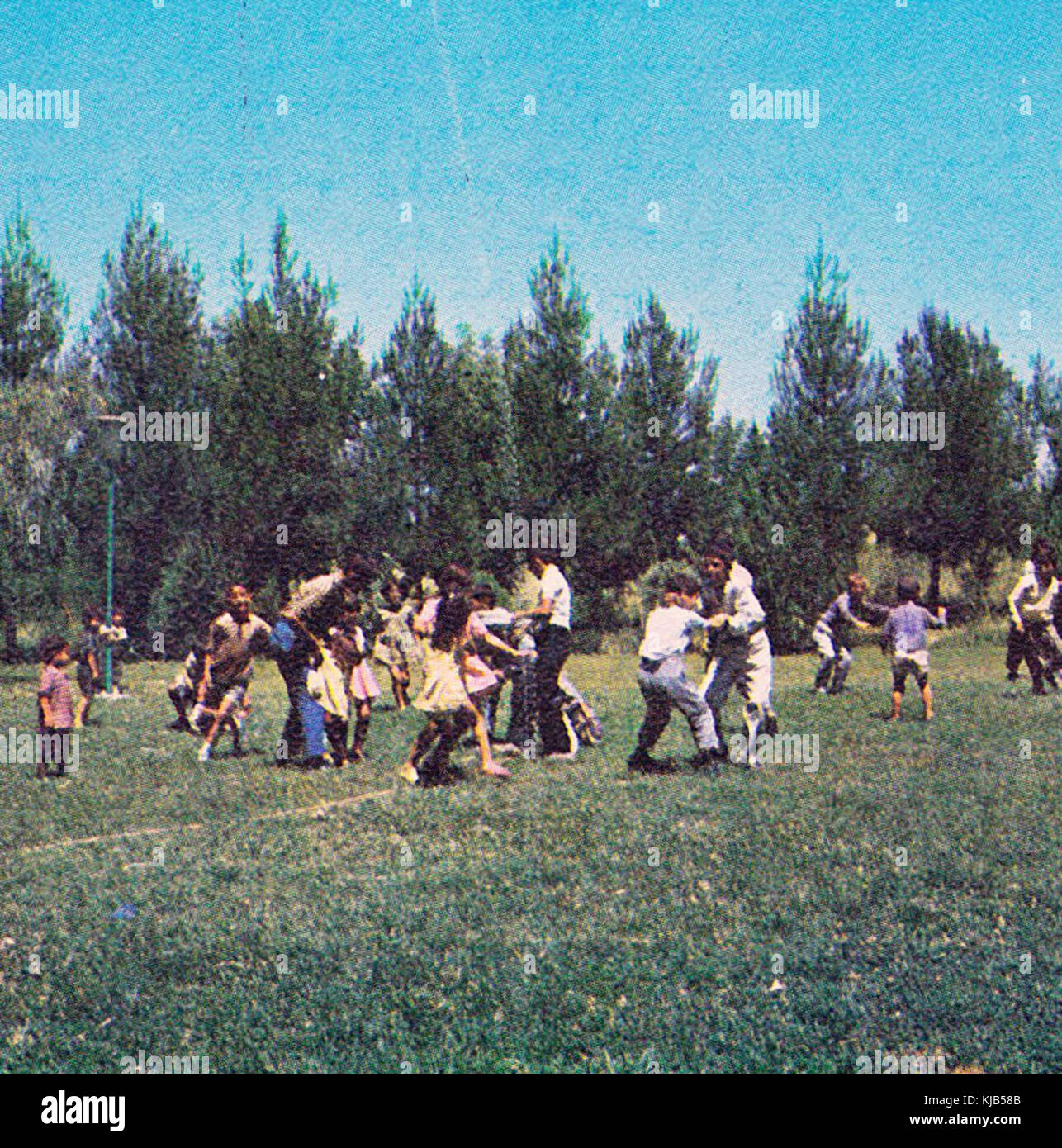 Elle emplpyee childern park Banque D'Images
