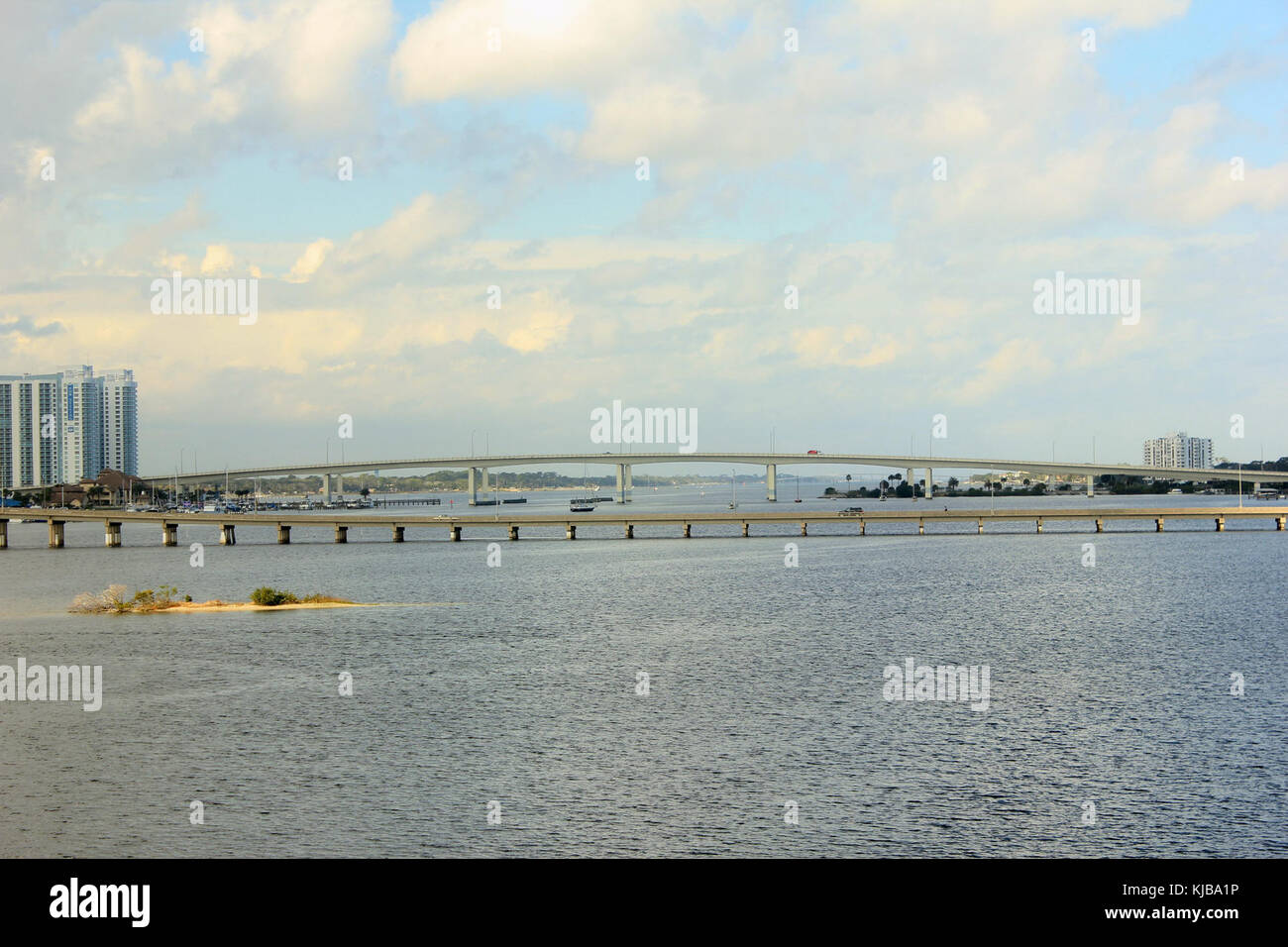 Daytona Beach floride gfp vue sur la baie Banque D'Images