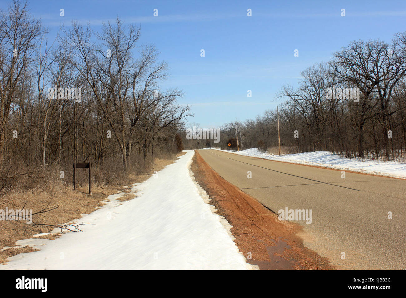 Minnesota Valley State Park gfp park road Banque D'Images