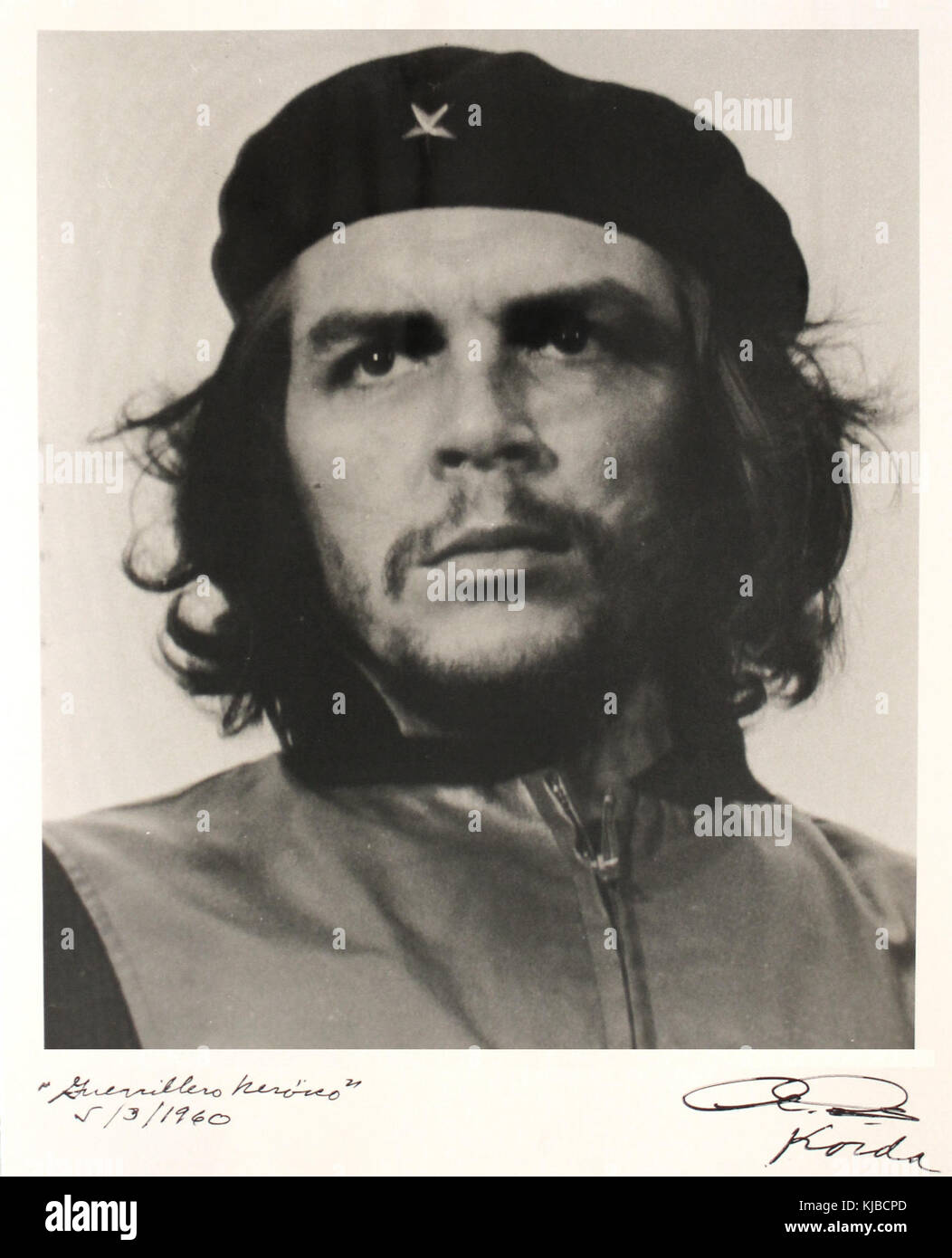 Guerrillero Heroico signé par Alberto Korda Banque D'Images
