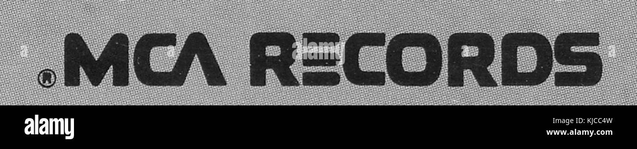 Années 1970 sMCARecordsLogo Banque D'Images
