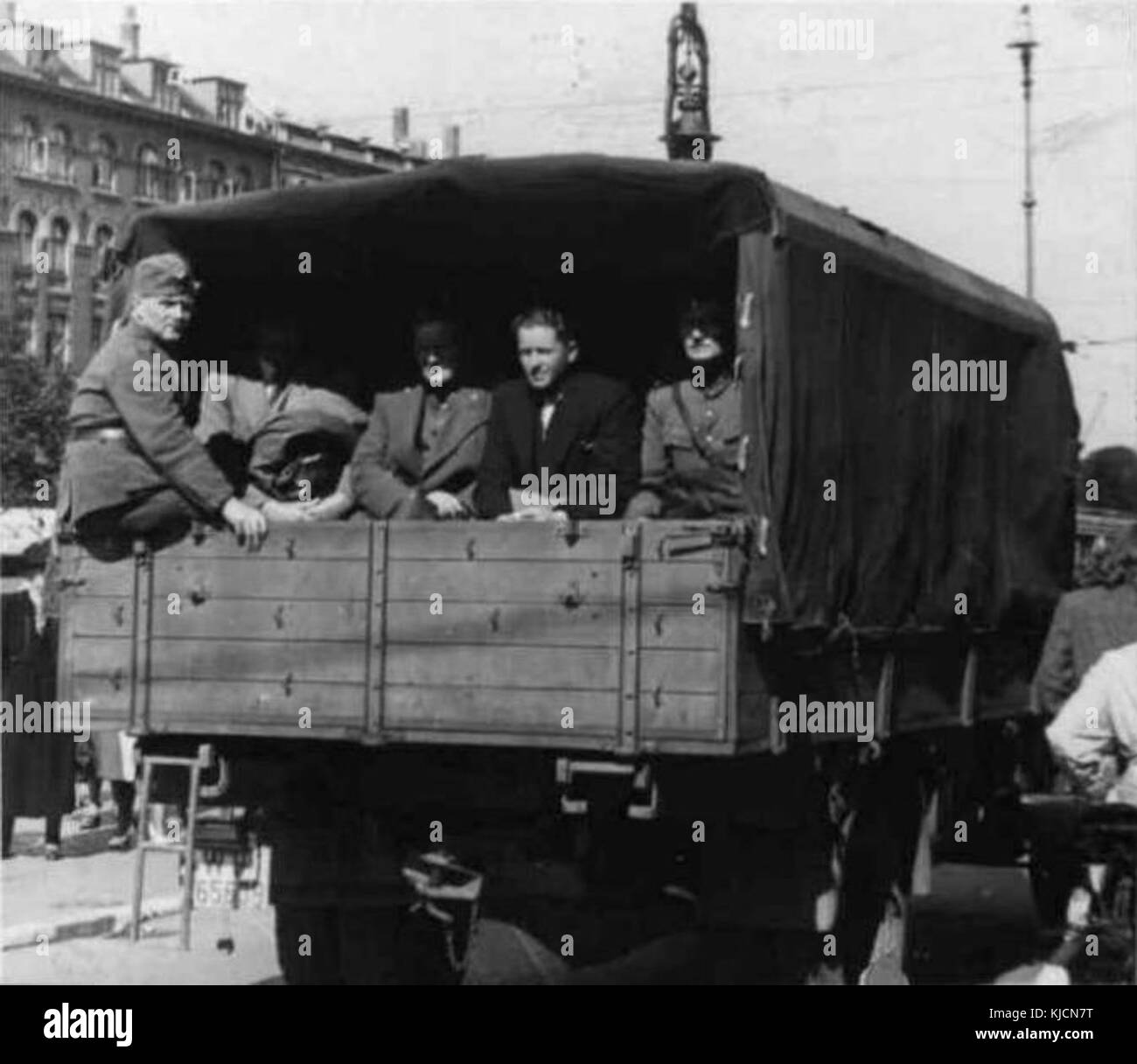 Les officiers danois sont arrêtés le 29 août 1943 Banque D'Images