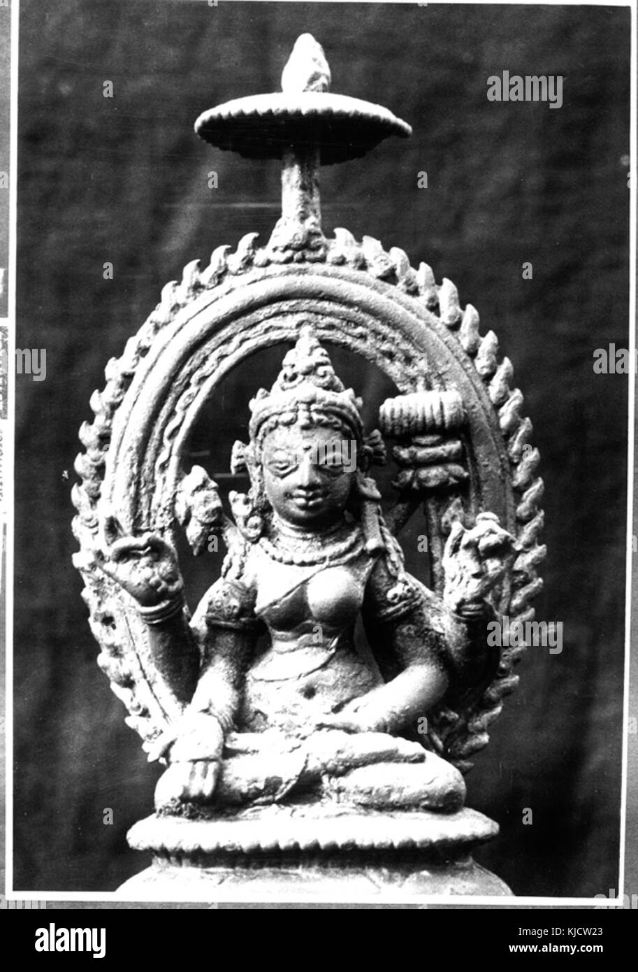 Prayanaparamita forme Bronze, Nalanda, Bihar, datant de 10e siècle A.D Banque D'Images