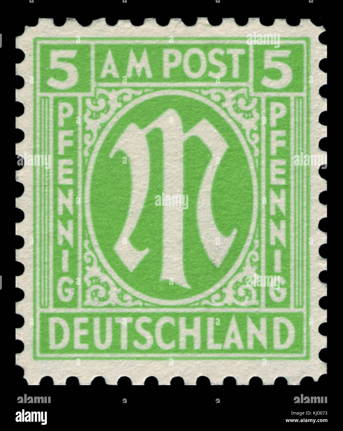 Zone de Bi 1945 3 US M Serie Banque D'Images