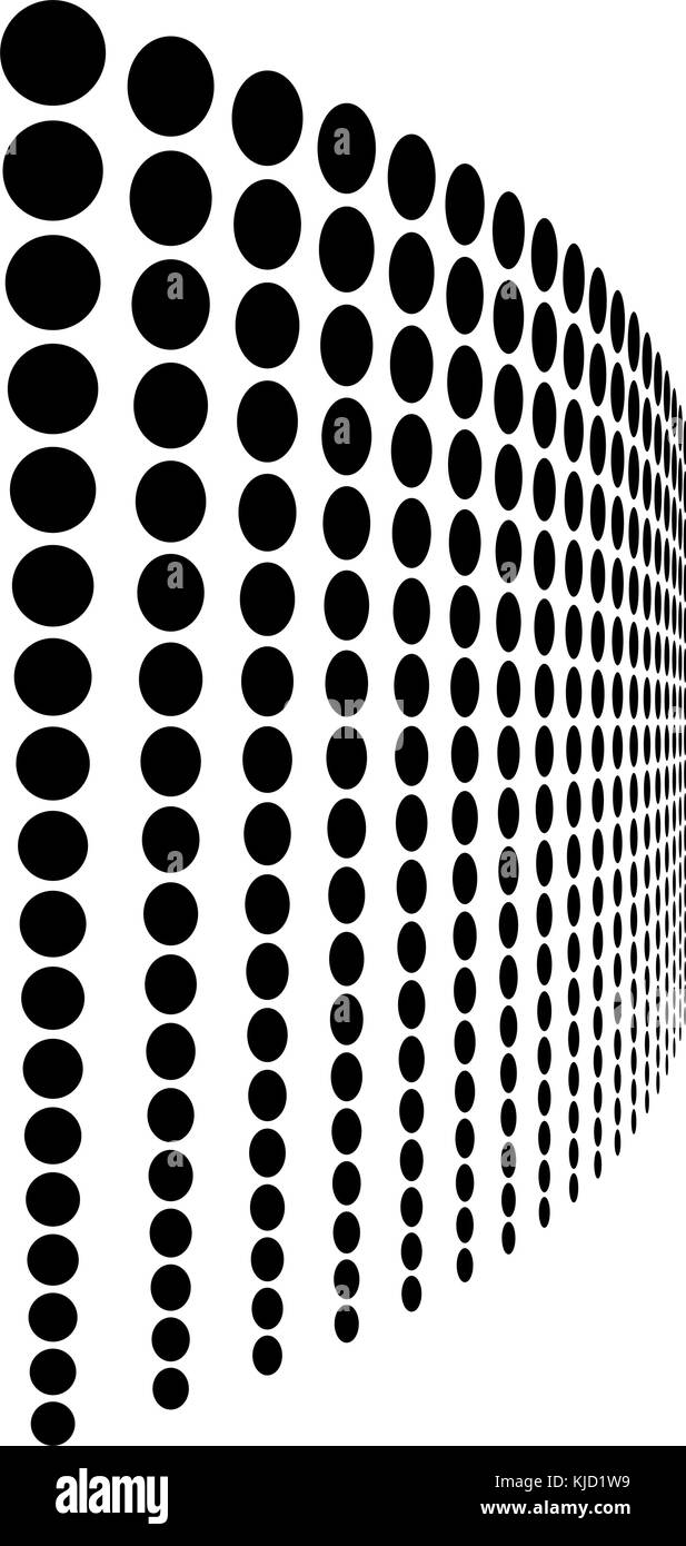 Ligne dot design modèle de demi-teinte, dotted background Illustration de Vecteur