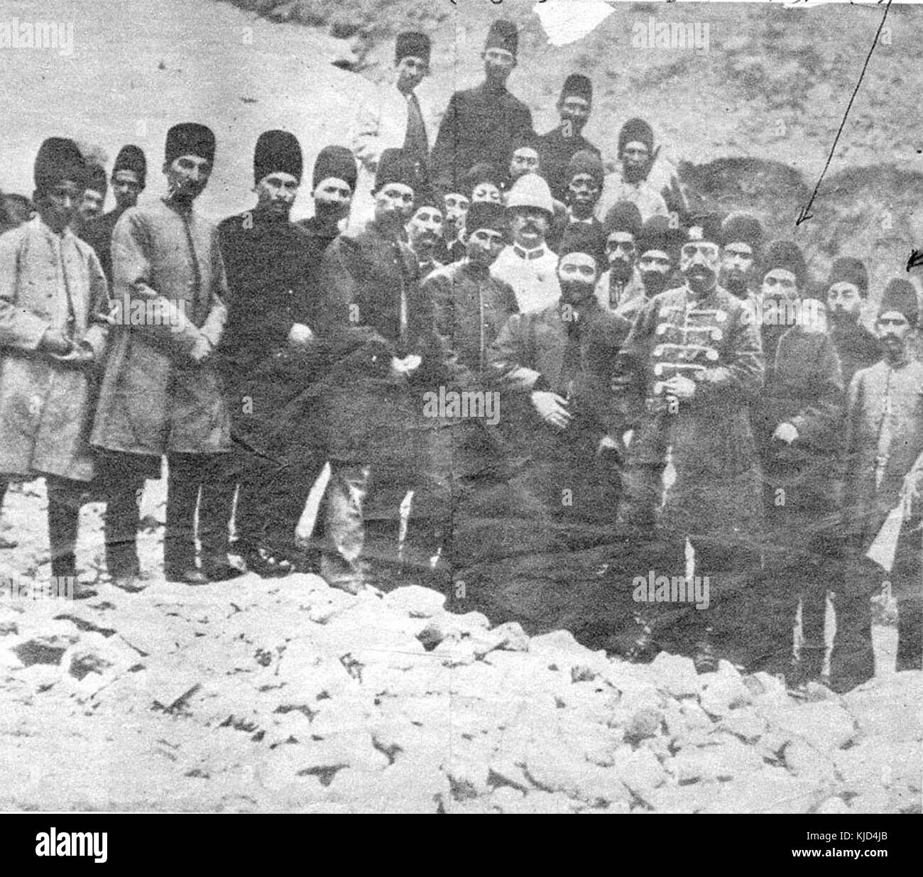 Nasser od Din Shah's Hunt Banque D'Images