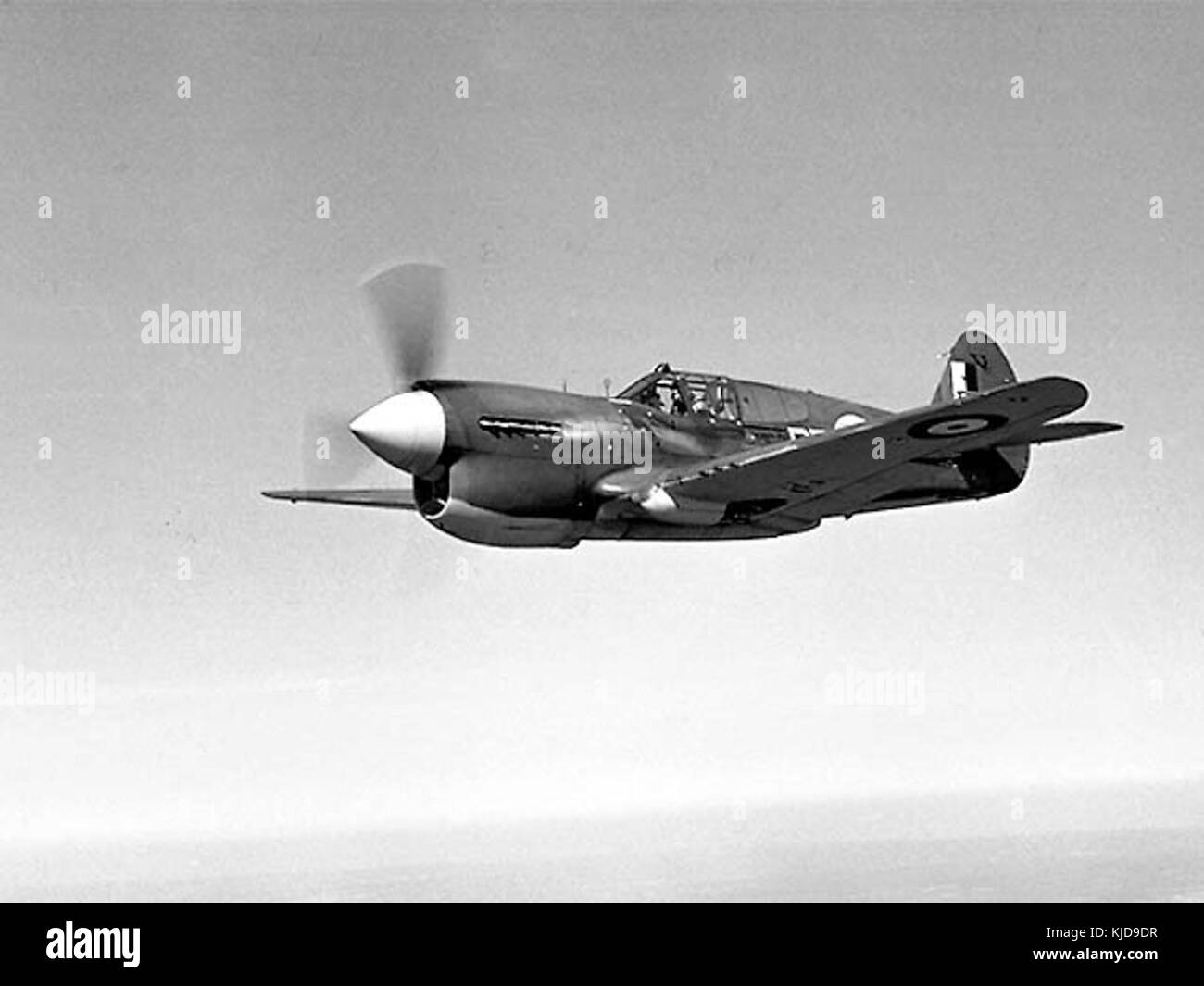 Curtiss Kittyhawk 2 ExCC 87A Banque D'Images