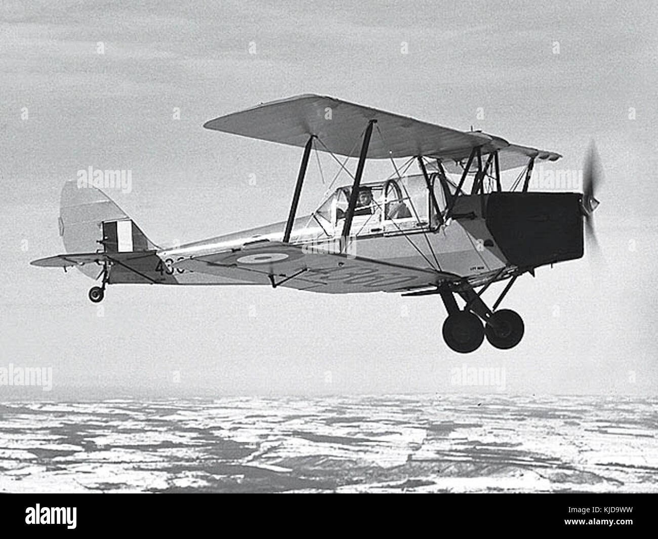 De Havilland DH 82 Tiger Moth ExCC Banque D'Images