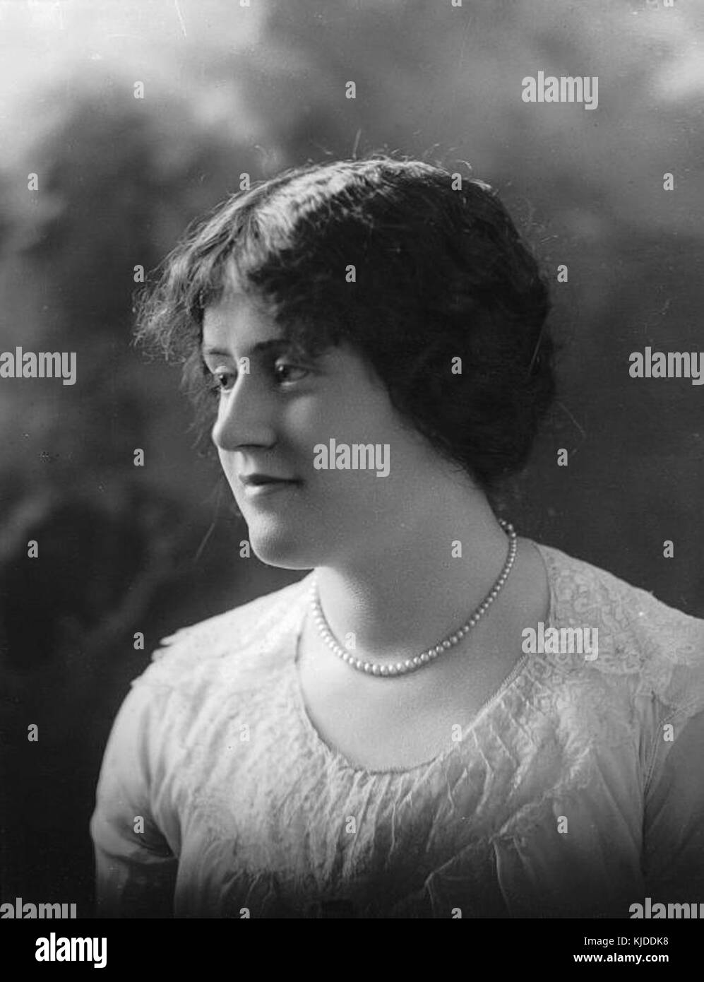 Thérèse Forget 1914 Banque D'Images