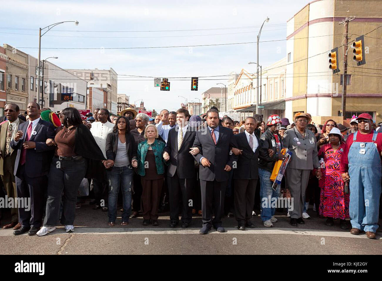 45e anniversaire de la manifestation 05939v Banque D'Images