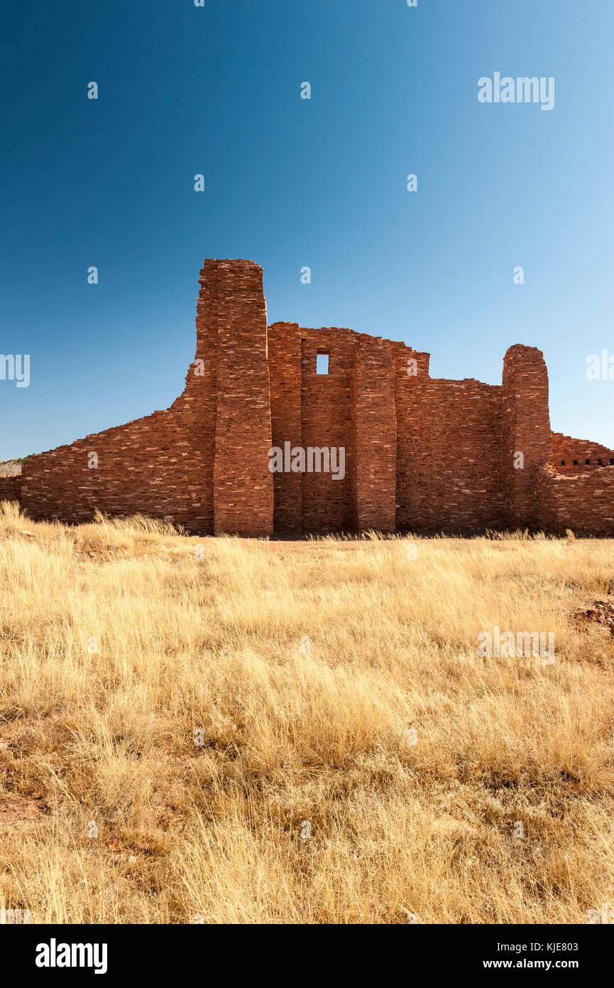 Mission San Gregorio de ruines Abo, Salinas Pueblo Missions National Monument, Nouveau Mexique, NM, États-Unis d'Amérique, USA. Banque D'Images