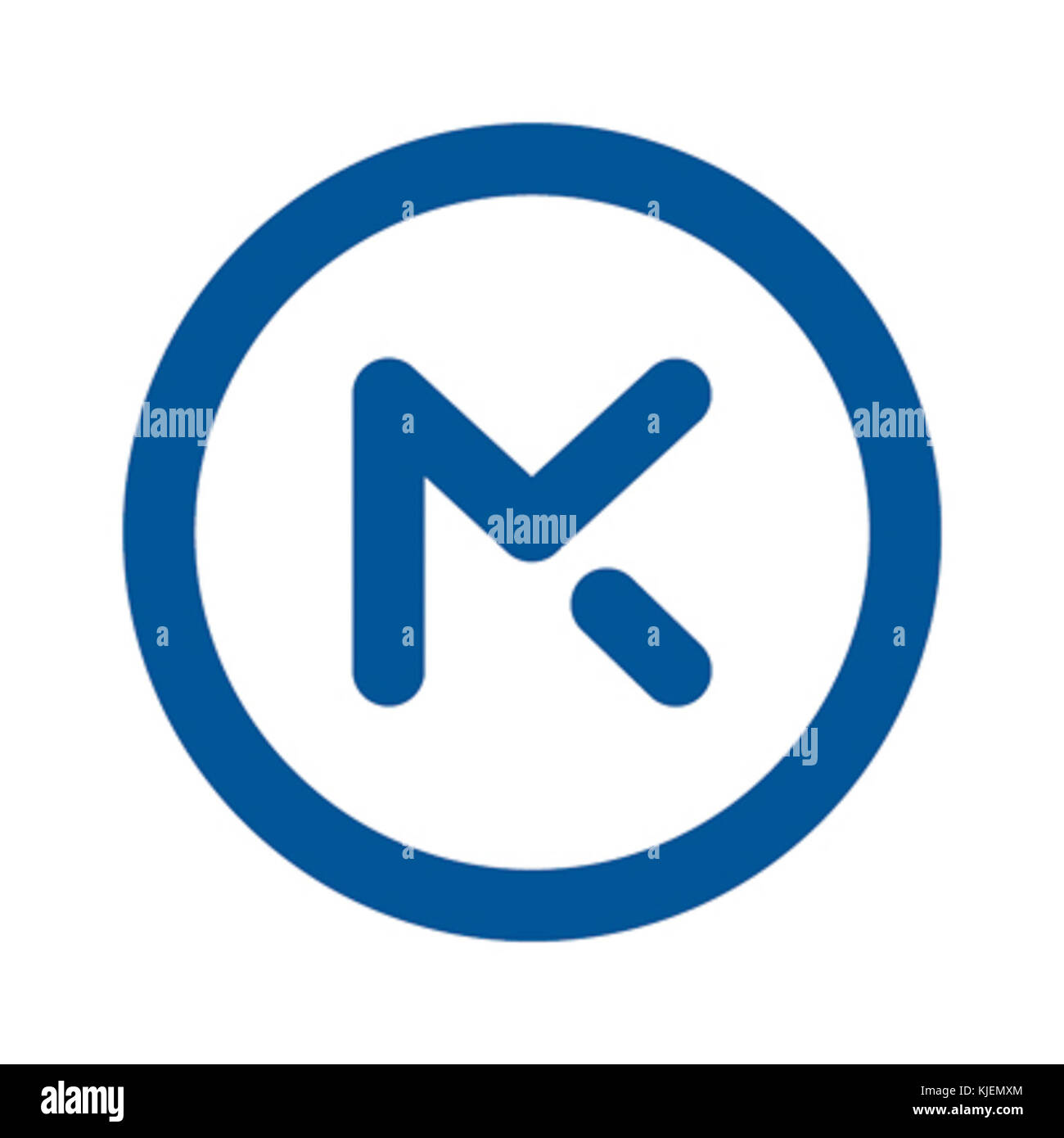 MARK 1014 logotipi kruzic MK4 web Banque D'Images