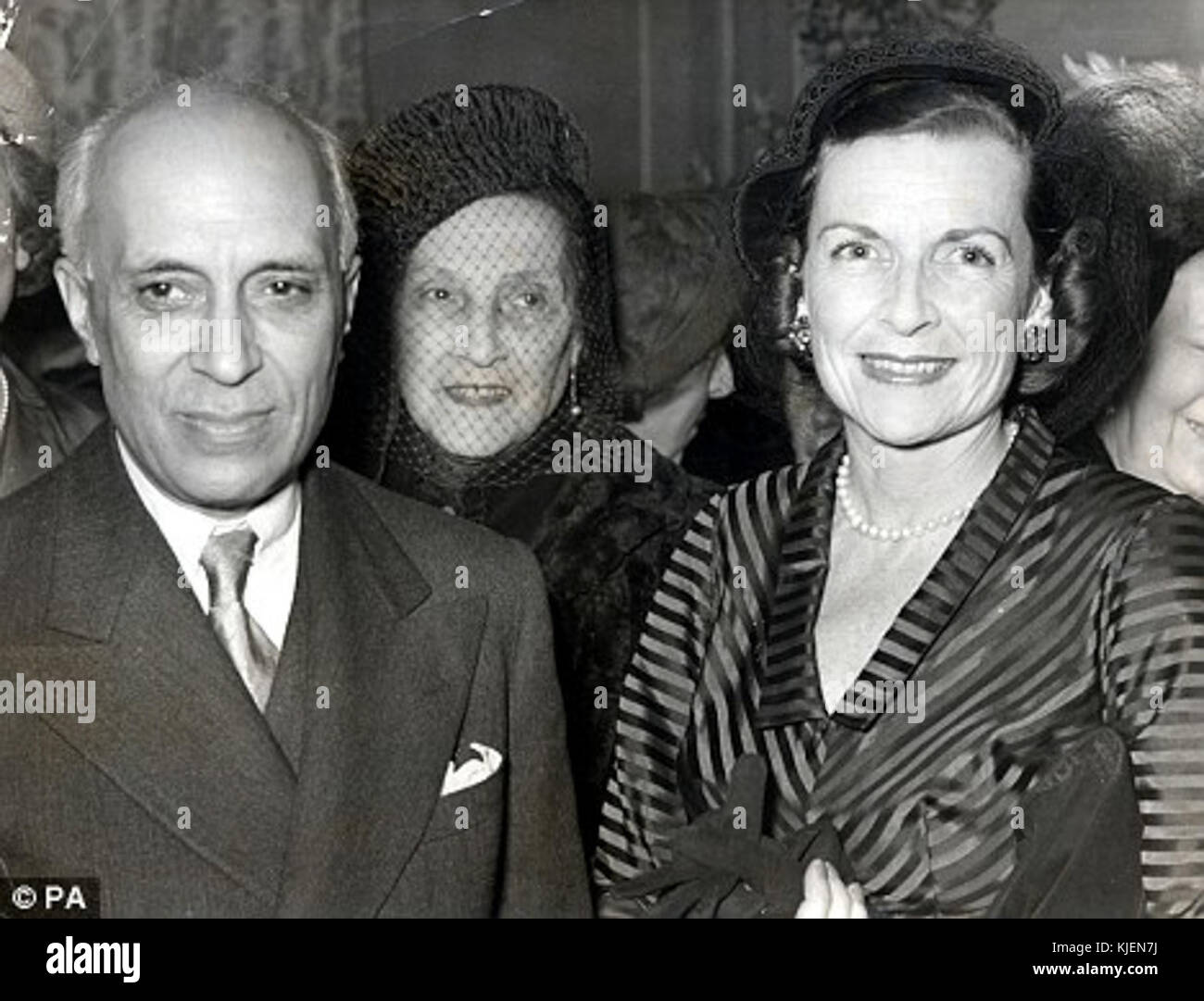 Jawaharlal Nehru et Edwina Mountbatten Banque D'Images