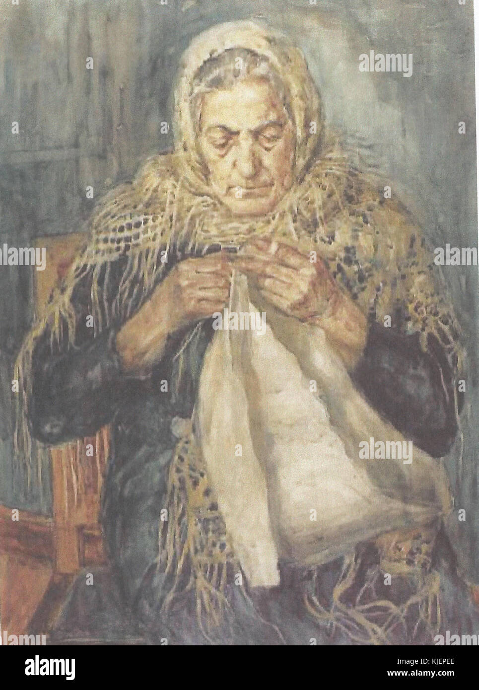 Mère de l’artiste Banque D'Images