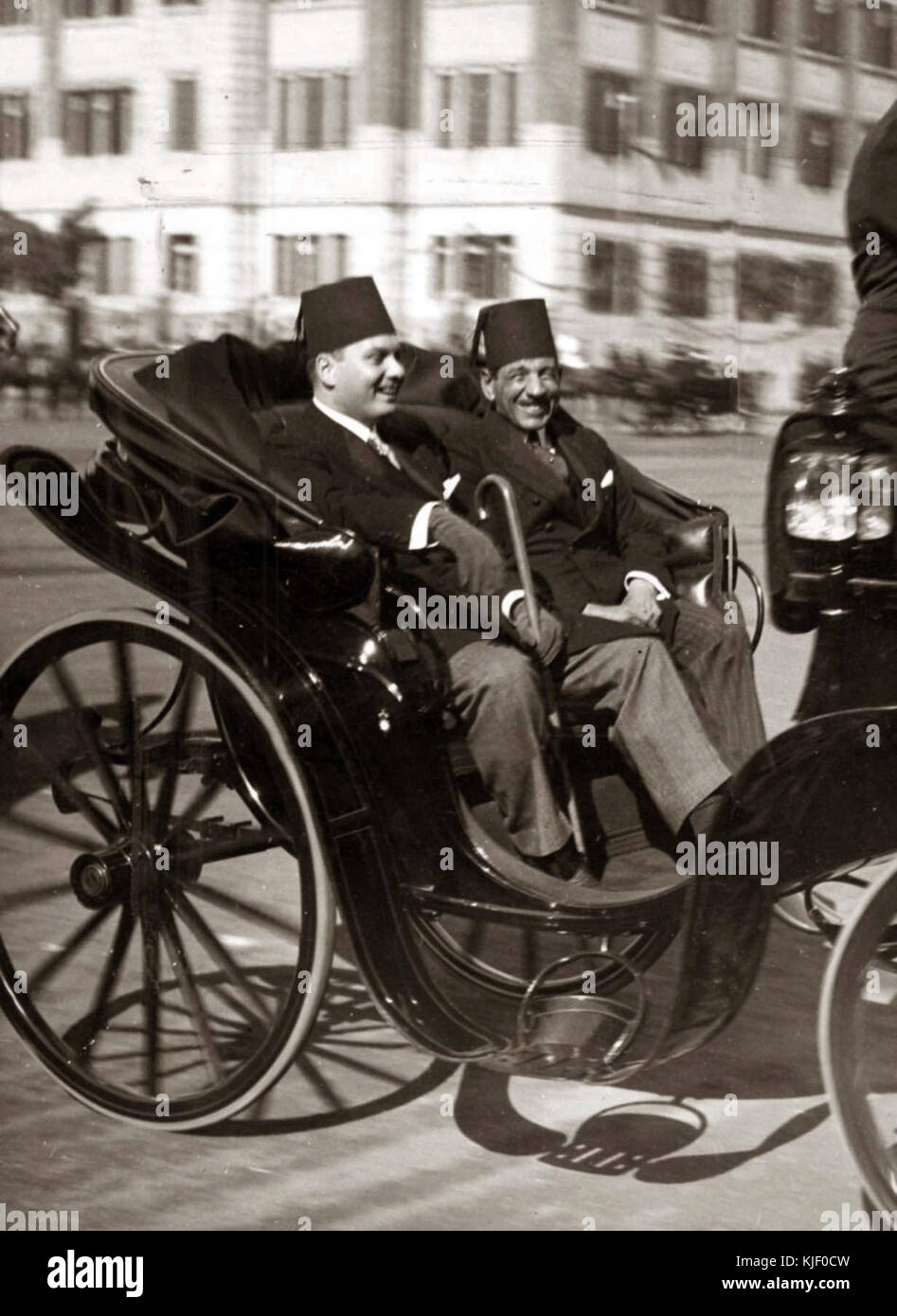 ModernEgypt, Farouk I dans les véhicules Royal, DHP13655 14801 Banque D'Images