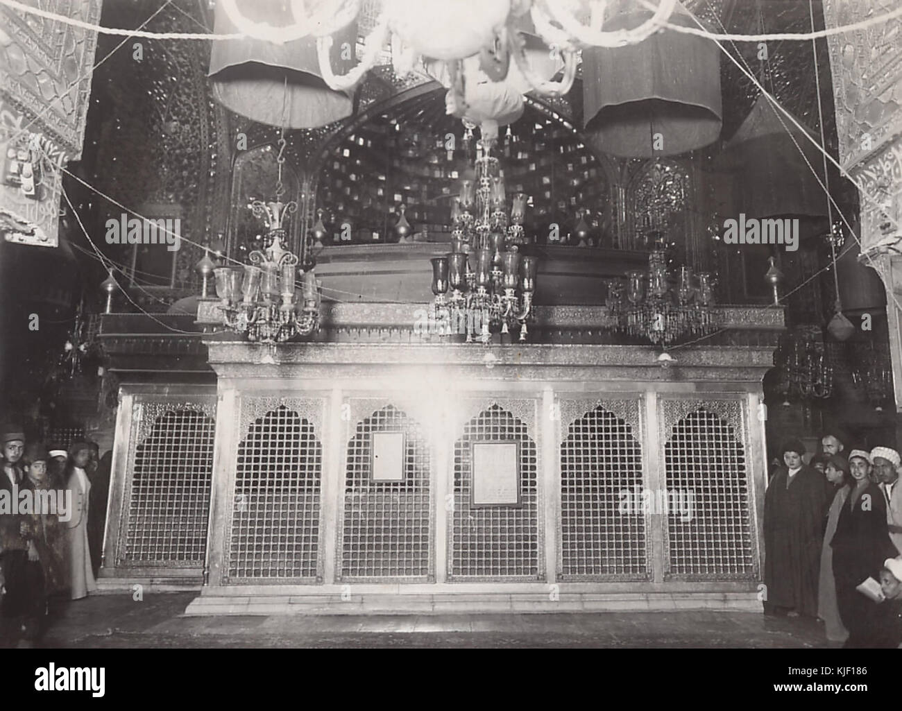 L'Imam Hussein et Abbas de culte à Karbala 4 Banque D'Images
