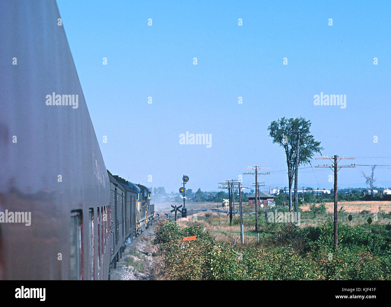 Napierville Junction Railway Train 9, le Ltd de Montréal près de Napierville (Québec) le 1 septembre 1968 (26027019193) Banque D'Images