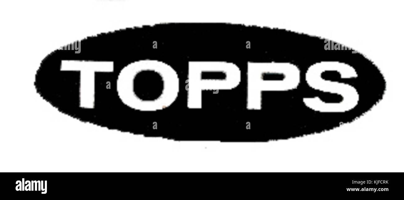 Logo Topps 60s Banque D'Images