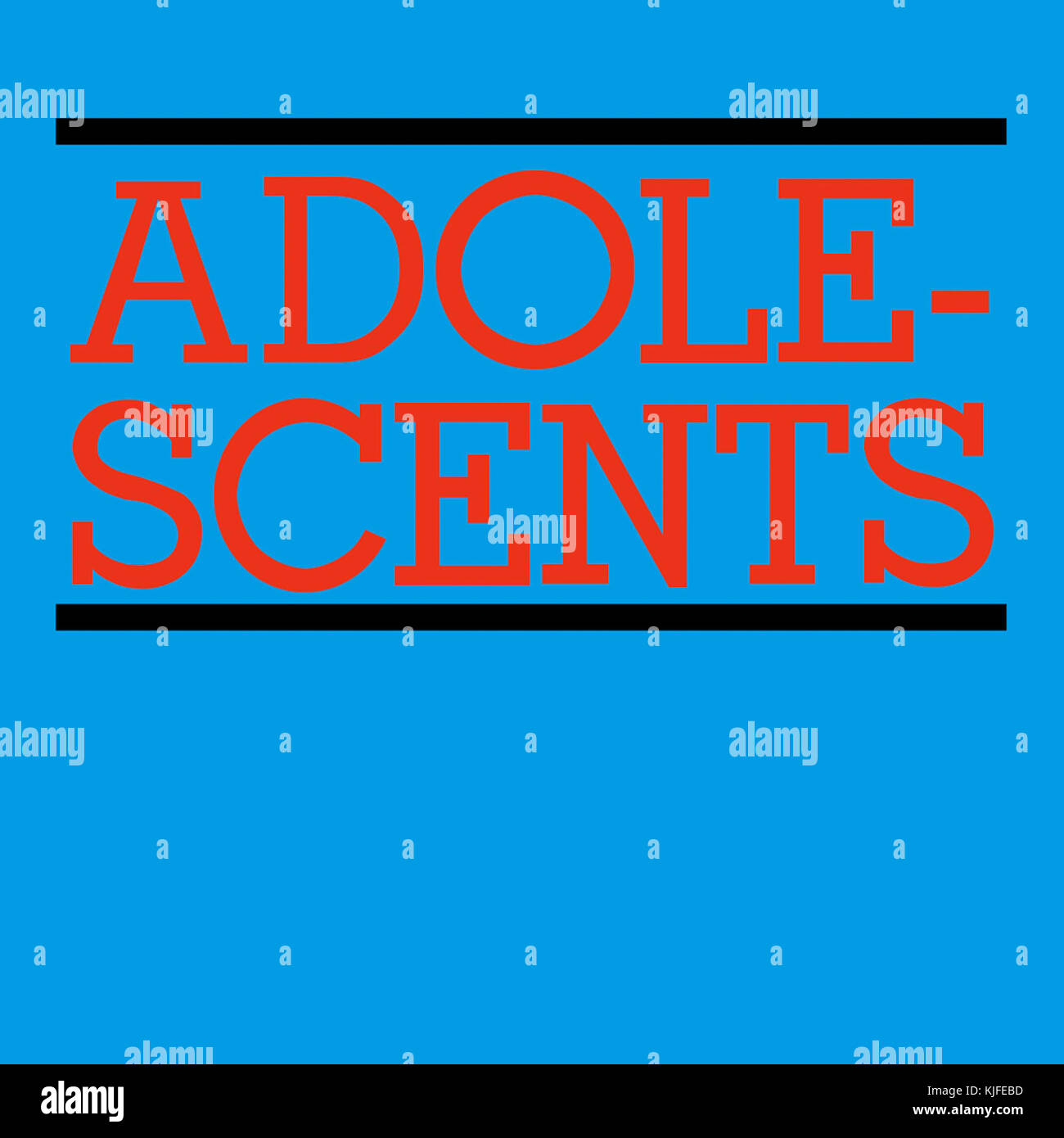 Adolescents les adolescents couvrir Banque D'Images