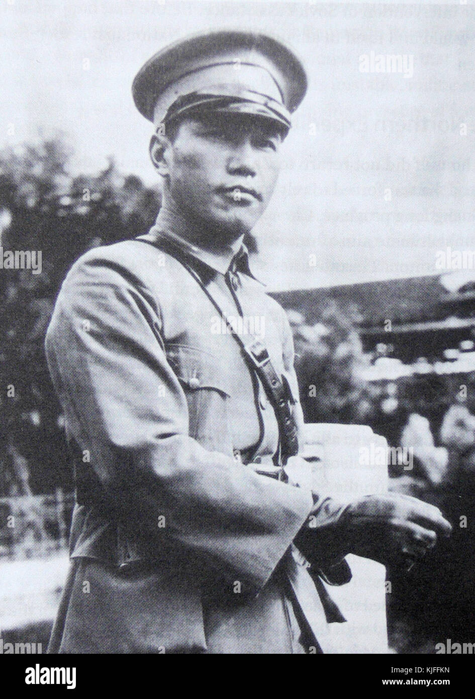 Chiang Kai Shek dans les années 40 Banque D'Images