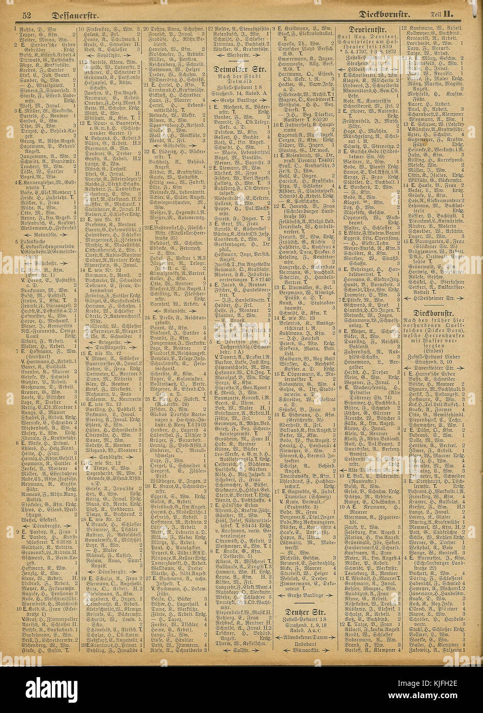 1942 AB H II S052 Banque D'Images