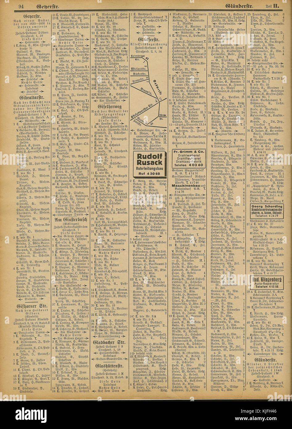 AB H 1942 II S094 est un document ou une référence de 1942, probablement lié à des événements historiques pendant la seconde Guerre mondiale, détaillant les développements militaires, gouvernementaux ou sociaux au cours de l'année. Banque D'Images